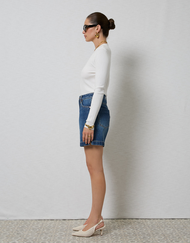 DRICOPER DENIM - Zola Long Denim Shorts