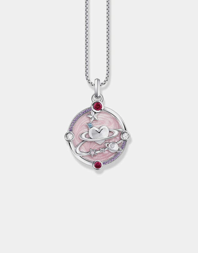THOMAS SABO - Small Pendant with Heart Planet