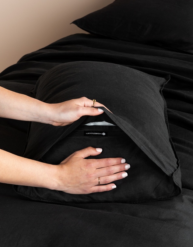 Sheet Society - Eve Linen Quilt Cover Set