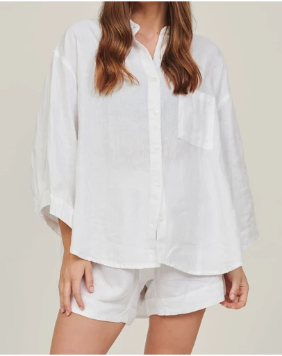 Carlotta + Gee - 100% Linen Shirt
