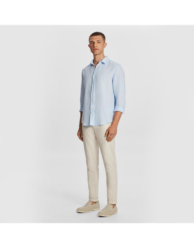 yd. - West Hampton Pure Linen Shirt