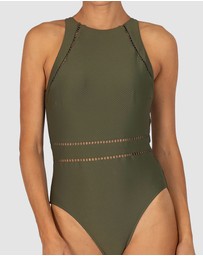 Baku Swimwear - Rococco High Neck One Piece Swimsuit