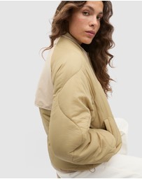 Seed Heritage - Colour Block Puffer Jacket