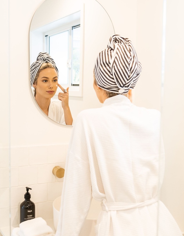 Sky Gazer - Quick Dry Hair Wrap- Black