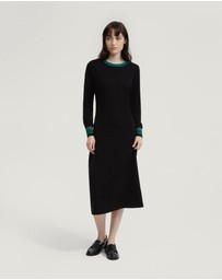 Oxford - Bridgette Contrast Trim Knit Dress