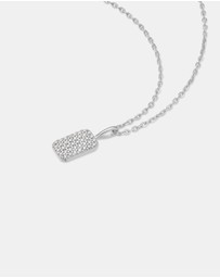 Ania Haie - Silver Pave Pendant Necklace