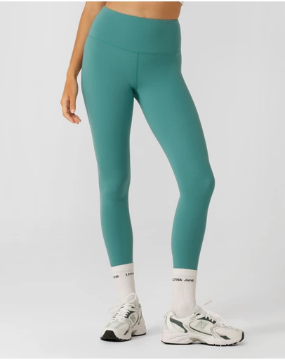 Lorna Jane - Lotus No Chafe Phone Pocket Ankle Biter Leggings