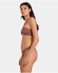 RVCA - Womens Pucker Medium Bikini Botom