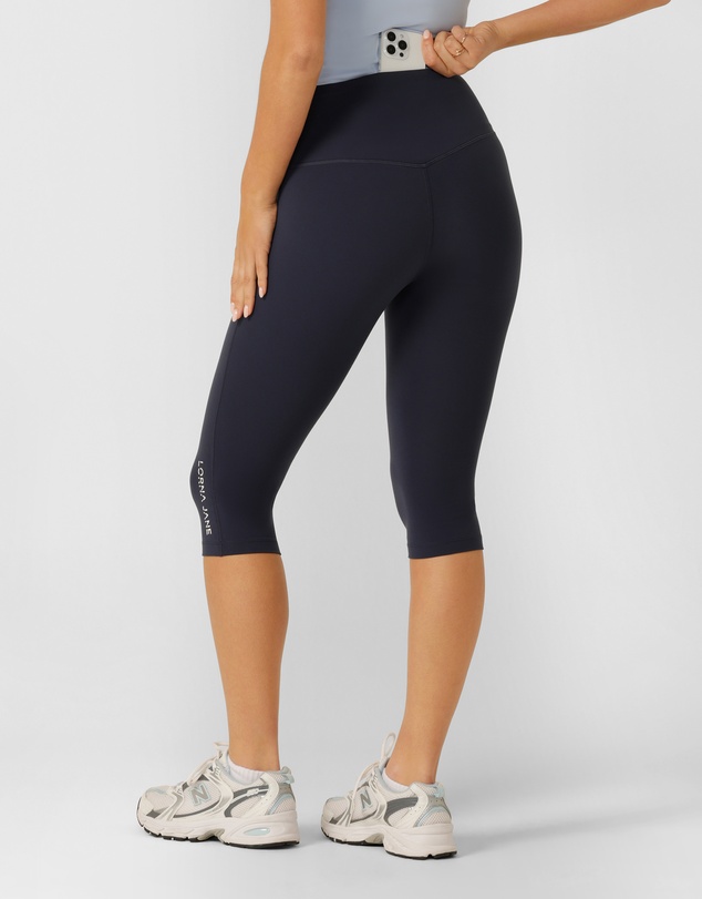 Lorna Jane - Lotus No Chafe Phone Pocket 3/4 Leggings