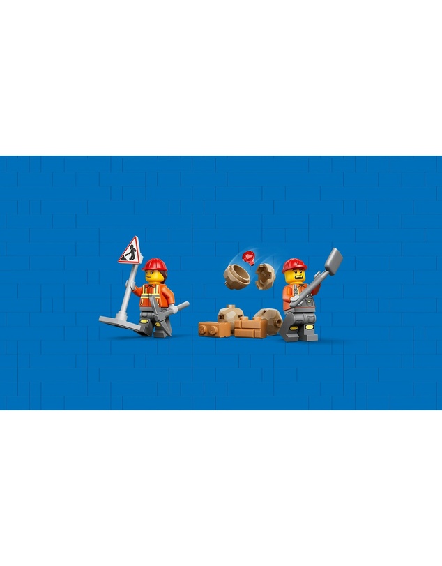 LEGO - 60480 Yellow Backhoe Loader