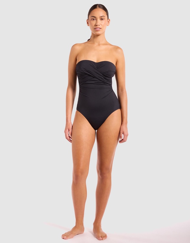 JETS - Ruched Bandeau One Piece