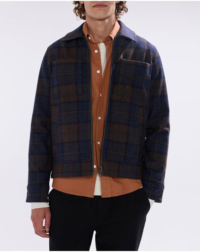 Blue & Khaki