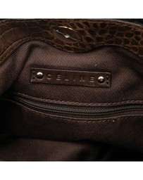 Pre-Loved by Azura Reborn - Pre-Loved Embossed Leather Trimmed Macadam Canvas Vertical Tote