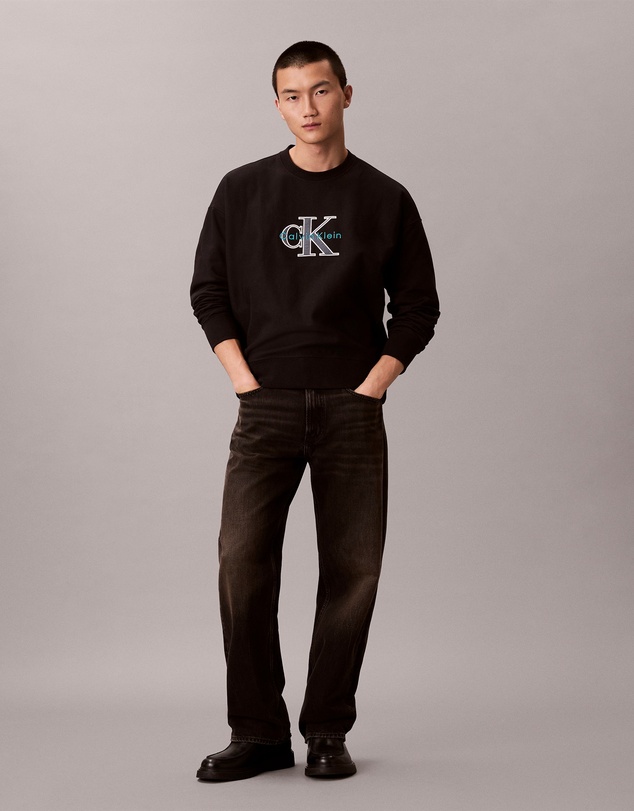 Calvin Klein Jeans - Fleece Monologo Relaxed Sweatshirt