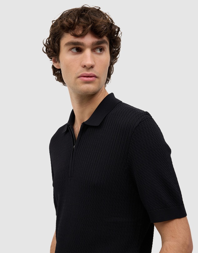Politix - Callum Textured Knit Polo