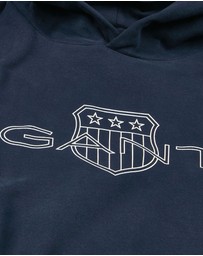 Gant - Teens Contrast Shield Hoodie