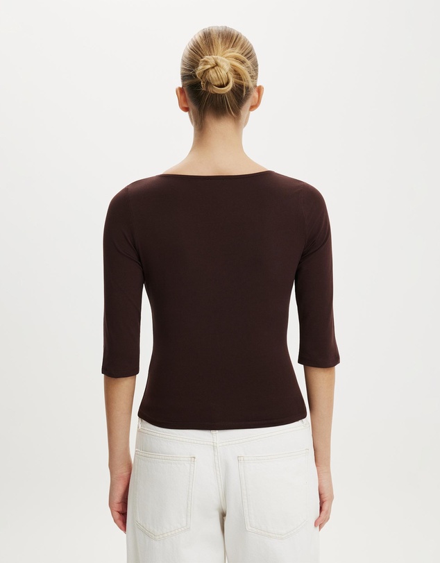 Cotton On - Maple V Neck 3/4 Sleeve