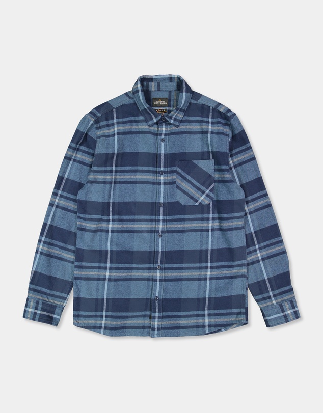 Quiksilver - Mens Scribe Plaid Long Sleeve Shirt