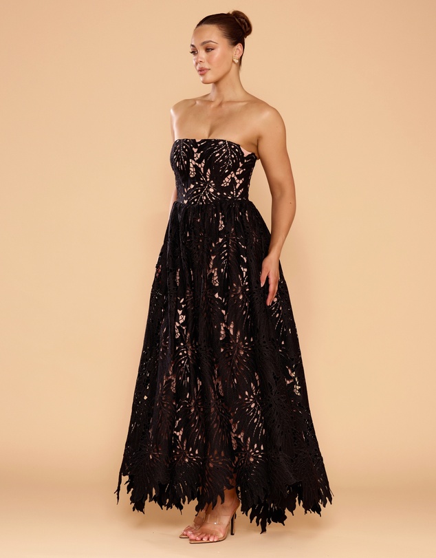 CATHERINE FERRARO - Grace Strapless Lace Gown
