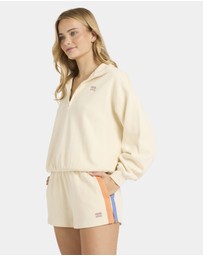 Billabong - Womens Classic Feels Half Zip Fleece Top