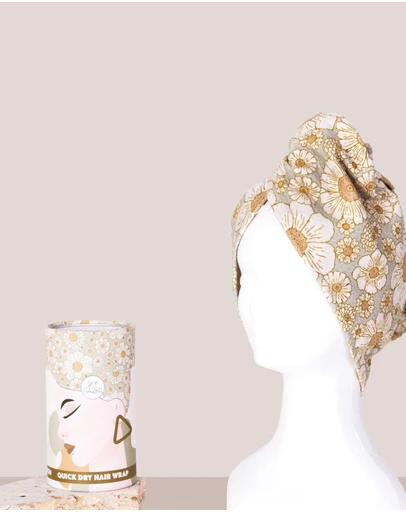 Sky Gazer - Quick Dry Hair Wrap-  Casuarina