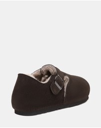 EVERAU - EverAU Ugg Hazora Cow Suede Upper Loafer Oxfords Flats