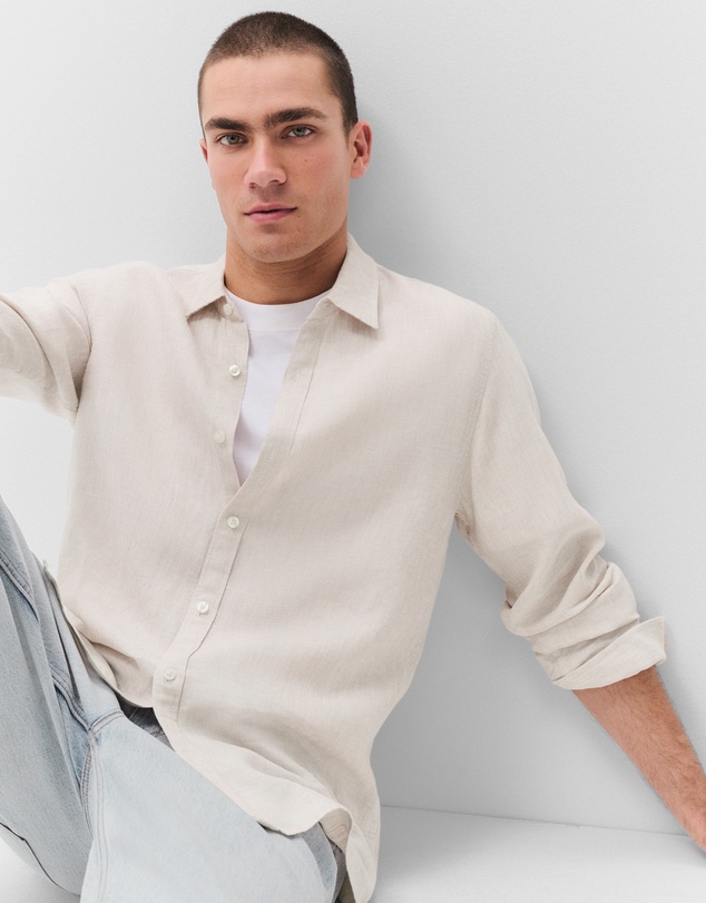 UNISON - Linen Regular Fit Shirt