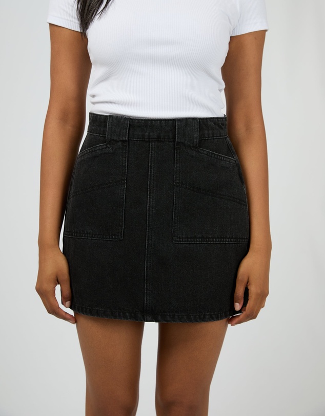 All About Eve - Becca Skirt Washed Black