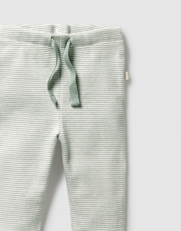 Wilson & Frenchy - Organic Stripe Rib Leggings - Babies