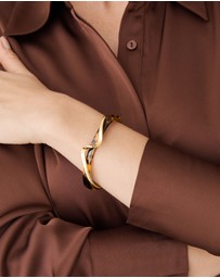 Forcast - Amber Gold Cuff
