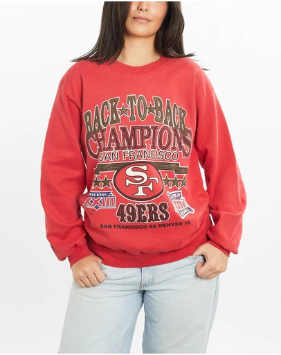 Vintage by The Real Deal - Pre Loved - Vintage 80s NFL San Francisco 49ers Sweatshirt