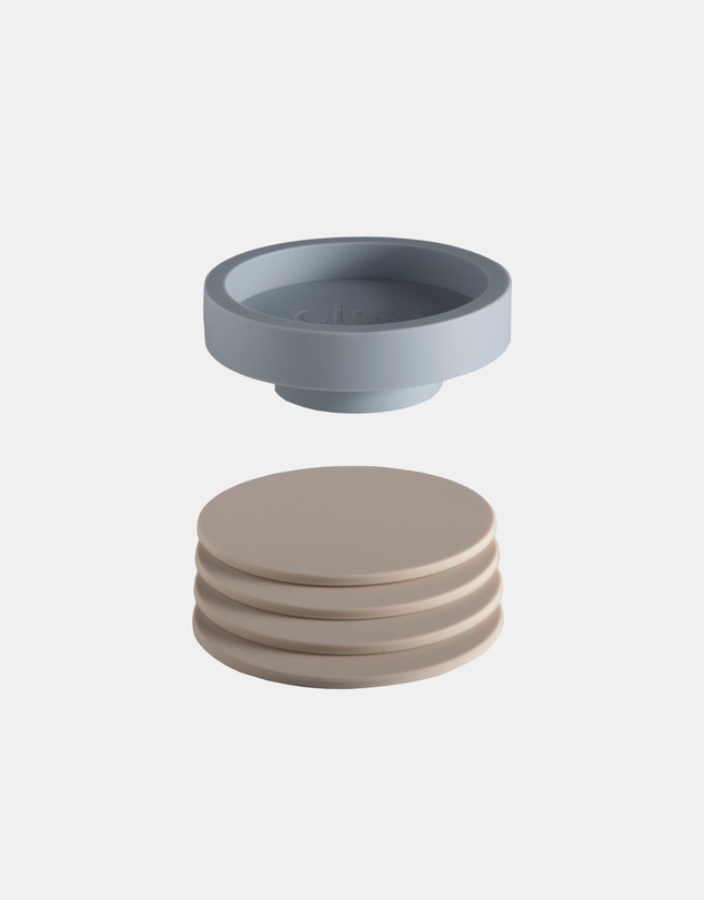 porter green - ciss | unbreakable silicone coasters