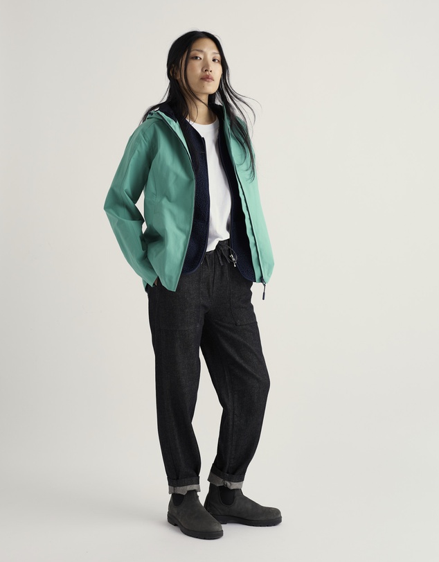 Seasalt - Seasalt Cornwall Green Waterway Waterproof Jacket