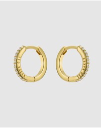 Ted Baker - Heplie Crystal Hoop Earrings (14mm)