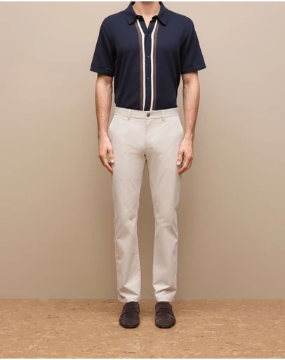 Trenery - Regular Fit Chino Pant in Stone