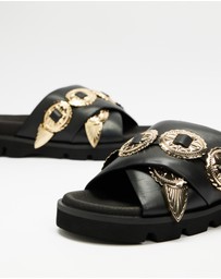 Sol Sana - Concho Footbed Sandals