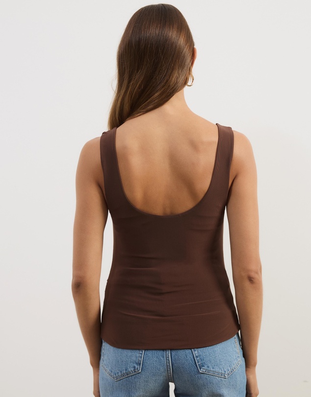 Atmos&Here - Skye Scoop Neck Mesh Tank