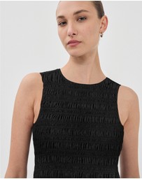 FRIEND of AUDREY - Lily Shirred Mini Dress