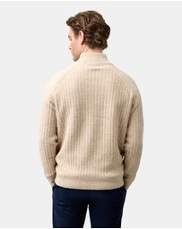 Brooksfield - Half Zipped Knit