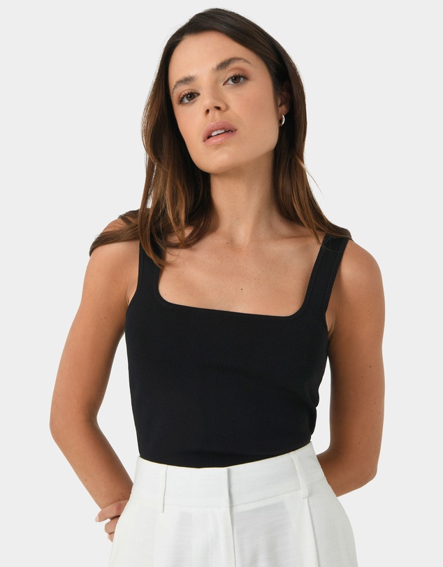 Forcast - Miami Cropped Sleeveless Knit Top