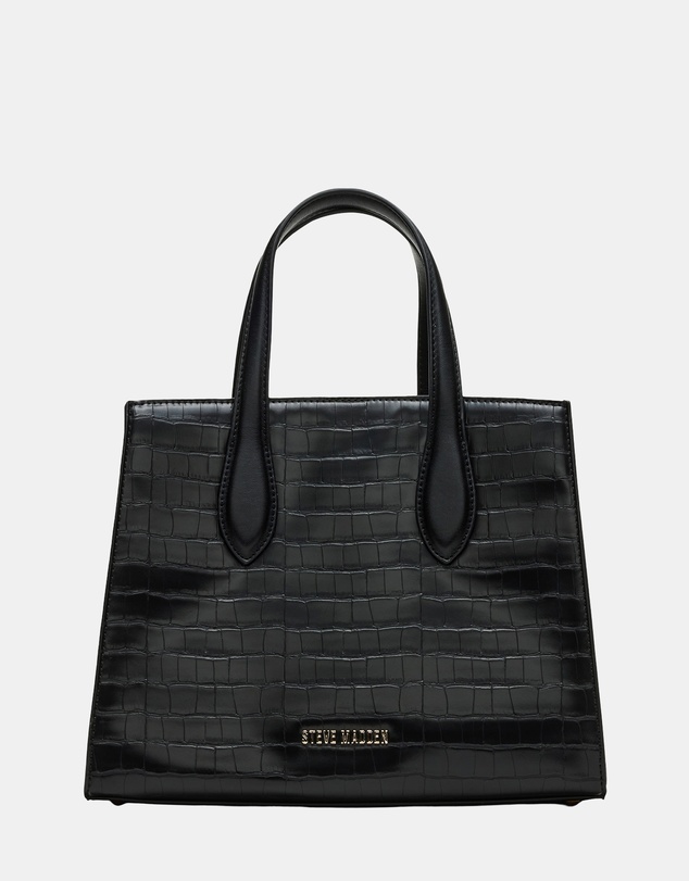 Steve Madden - BCalleb Black Croco Handbag