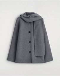 COS - Double-Faced Wool Scarf Jacket