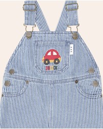 Huxbaby - Car Denim Stripe Overalls - Babies-Kids