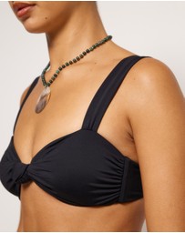 AERE - Knot Bandeau Bikini Top
