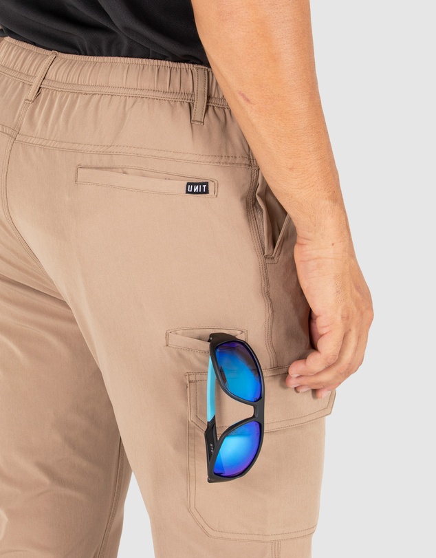 UNIT Workwear - UNIT Mens Cuffed Cargo Flexlite Utility Pants