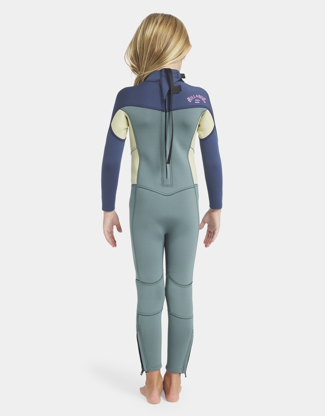 Billabong - Toddlers 3/2Mm Synergy Back Zip Long Sleeve Fullsuit