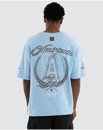 Americain - Crest Loopback Oversized Tee