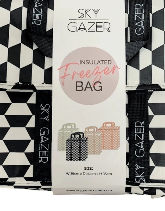 Sky Gazer - Insulated Freezer Shopping Bag - Black