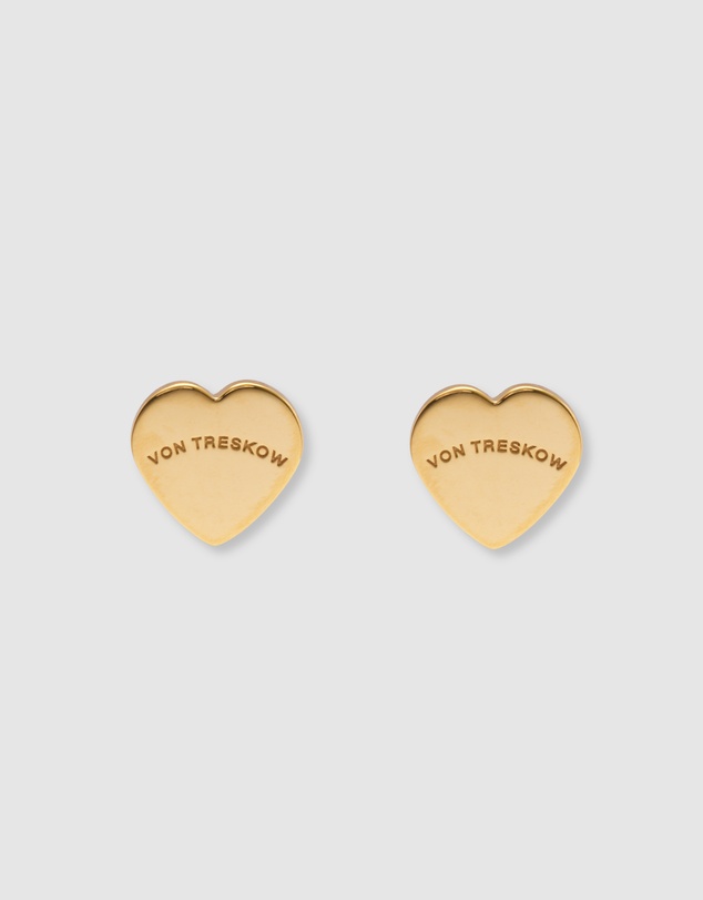 Von Treskow - Von Treskow Flat Heart Studs