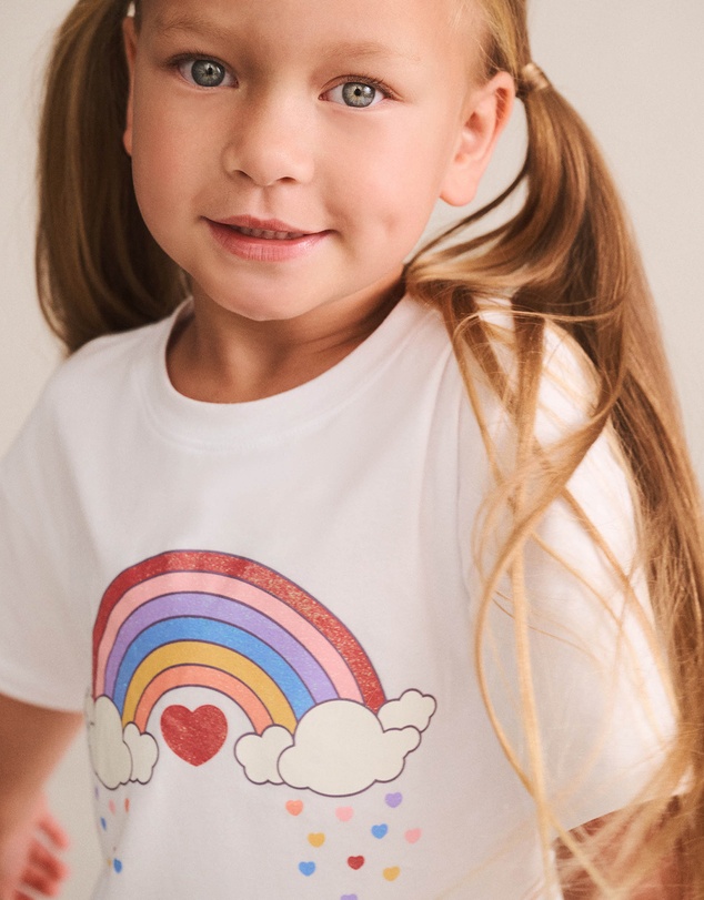 Huxbaby - Magical Rainbow Slouchy Tee - Babies-Teens